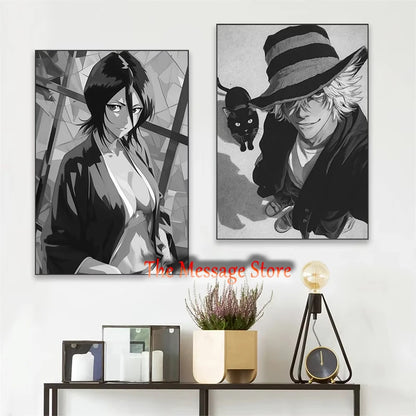 Bleach Black and White Posters