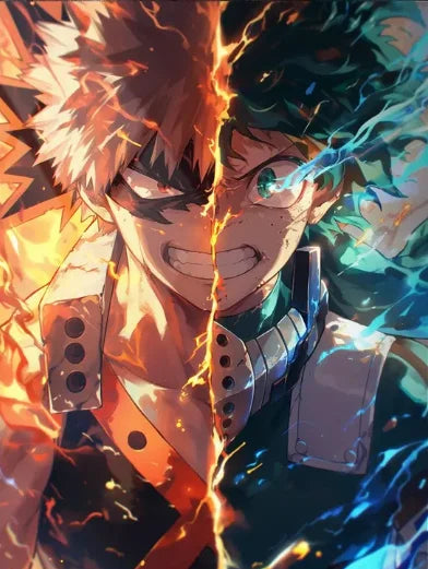 My Hero Academia Anime Retro Posters Room Decor