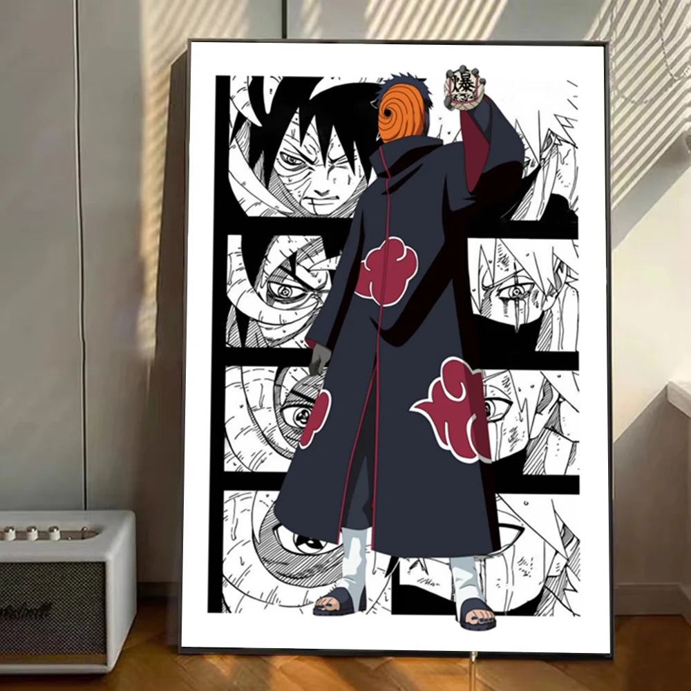 Japanese Naruto Anime Poster Stickers Art Wall