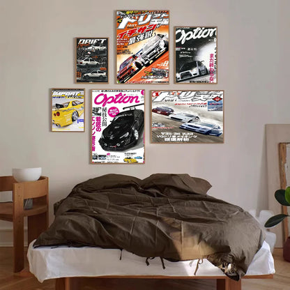 JDM Vintage Racing Posters