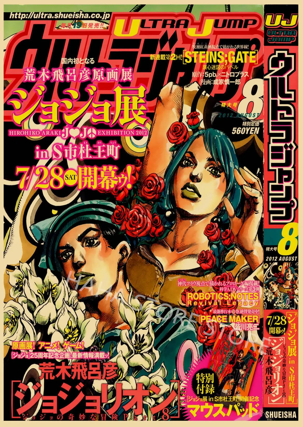 JoJos Bizarre Adventure Retro Anime Poster