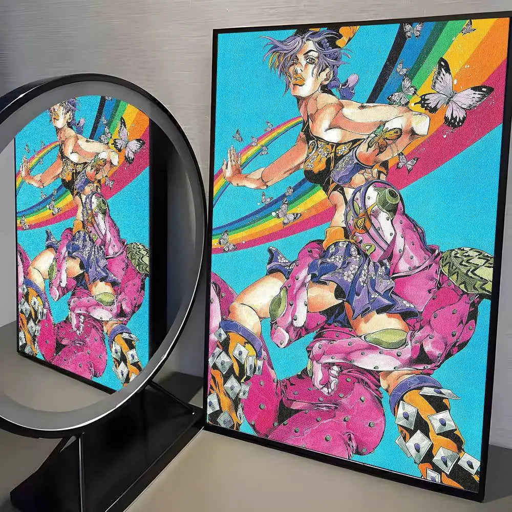 JoJo's Bizarre Adventure Retro Posters
