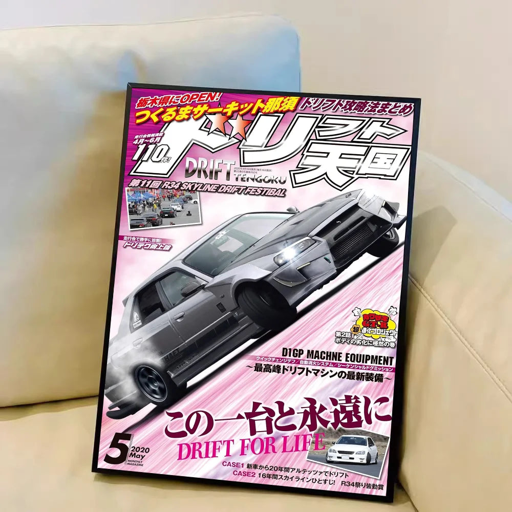 JDM Vintage Racing Posters