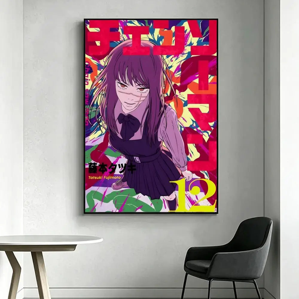 Chainsaw Man HD Art Posters