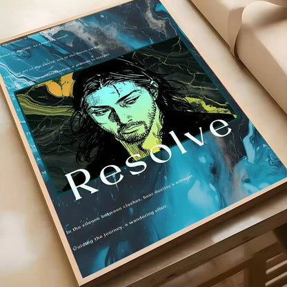 Vagabond Anime Poster Sticker