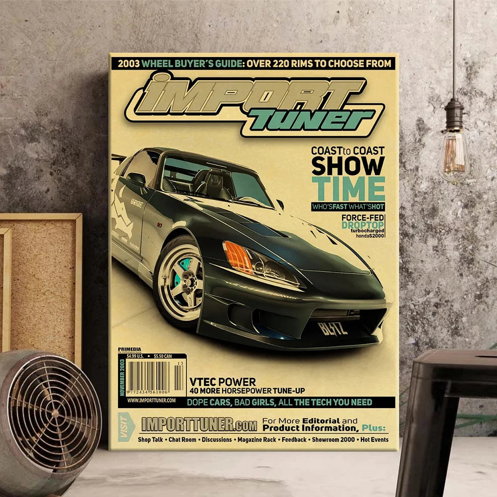 JDM Vintage Car Posters