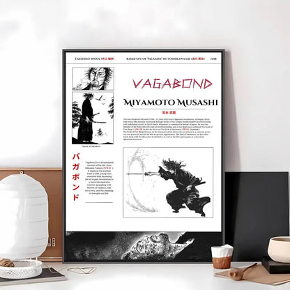 Vagabond Manga Art Posters