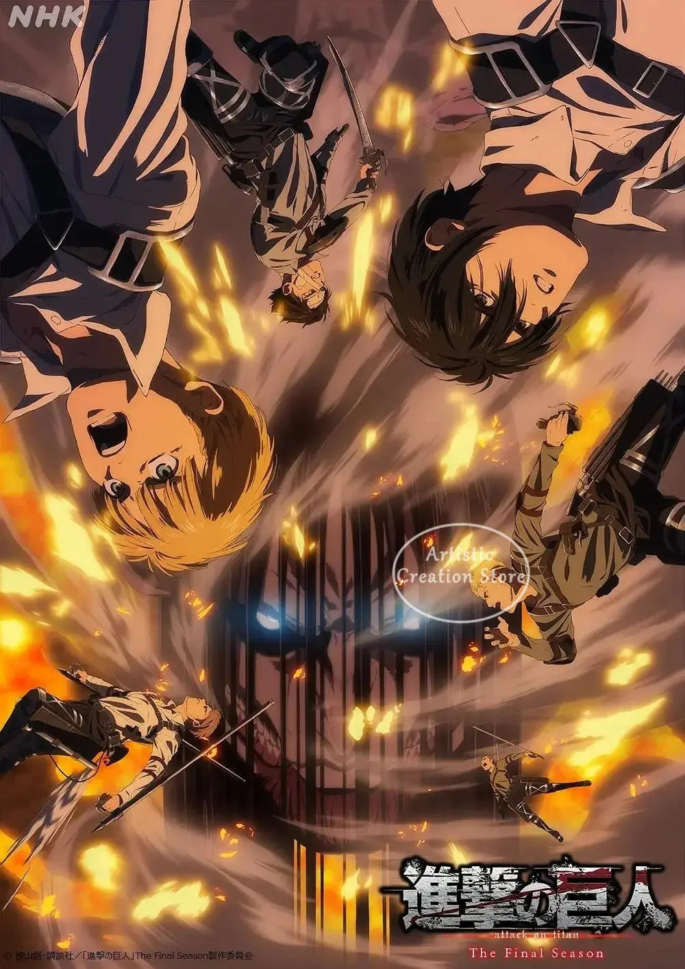 Attack on Titan Canvas Posters