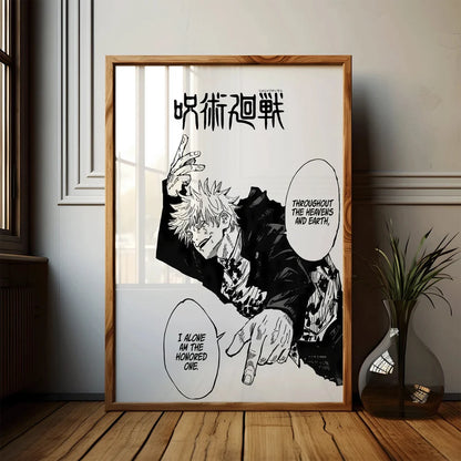 Minimalist Jujutsu Kaisen Posters