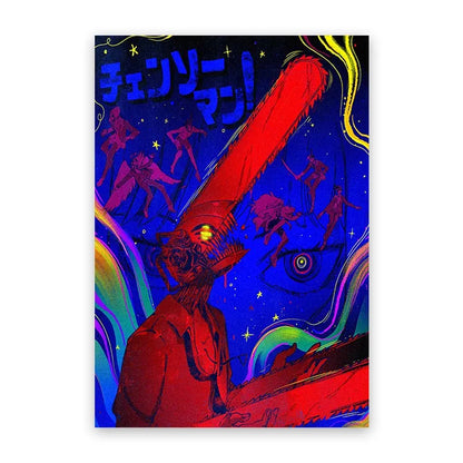 Chainsaw Man Street Art Posters