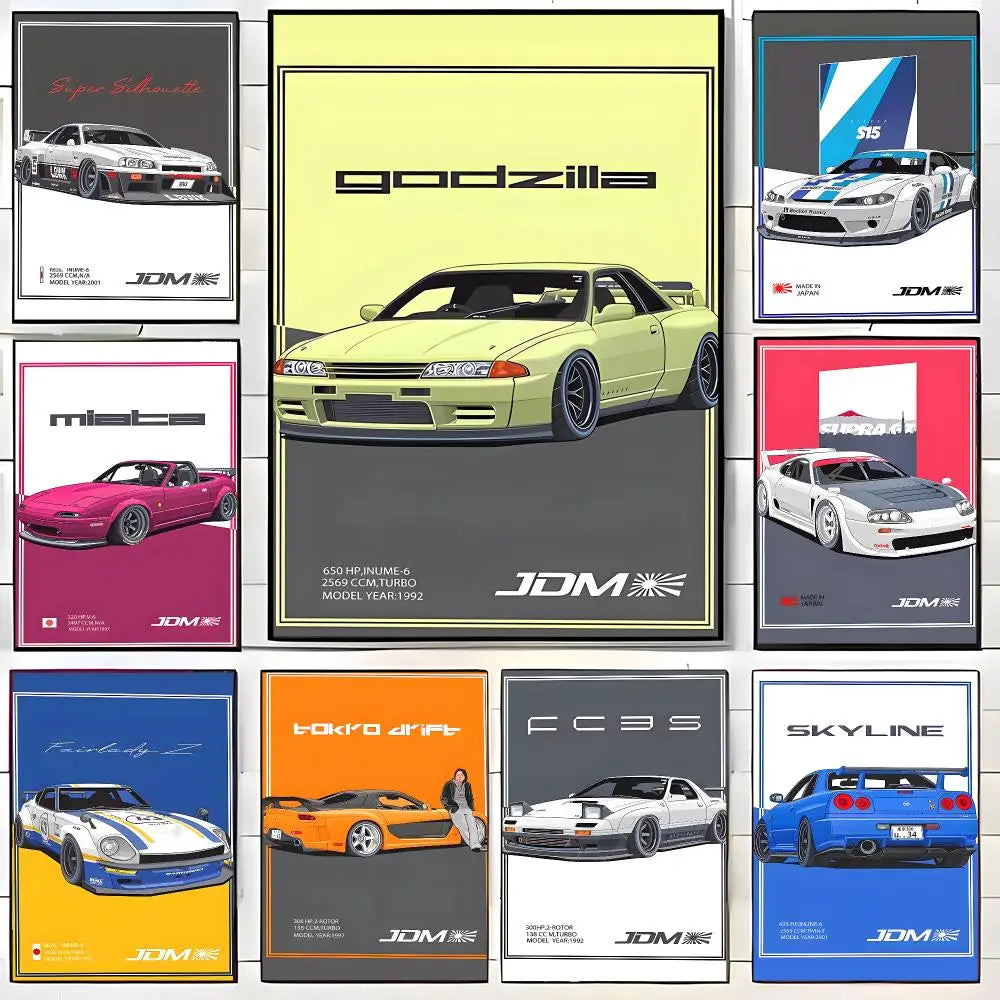 Street Racing JDM Art Posters