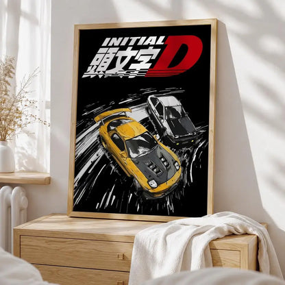 Retro AE86 Racing Posters