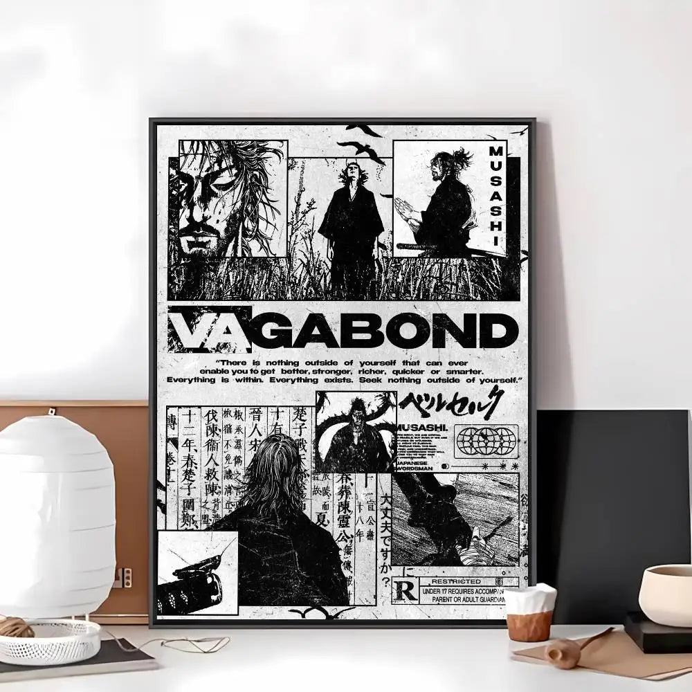 Vagabond Manga Art Posters
