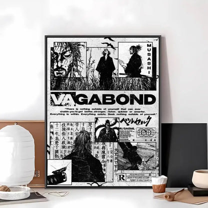 Vagabond Manga Art Posters