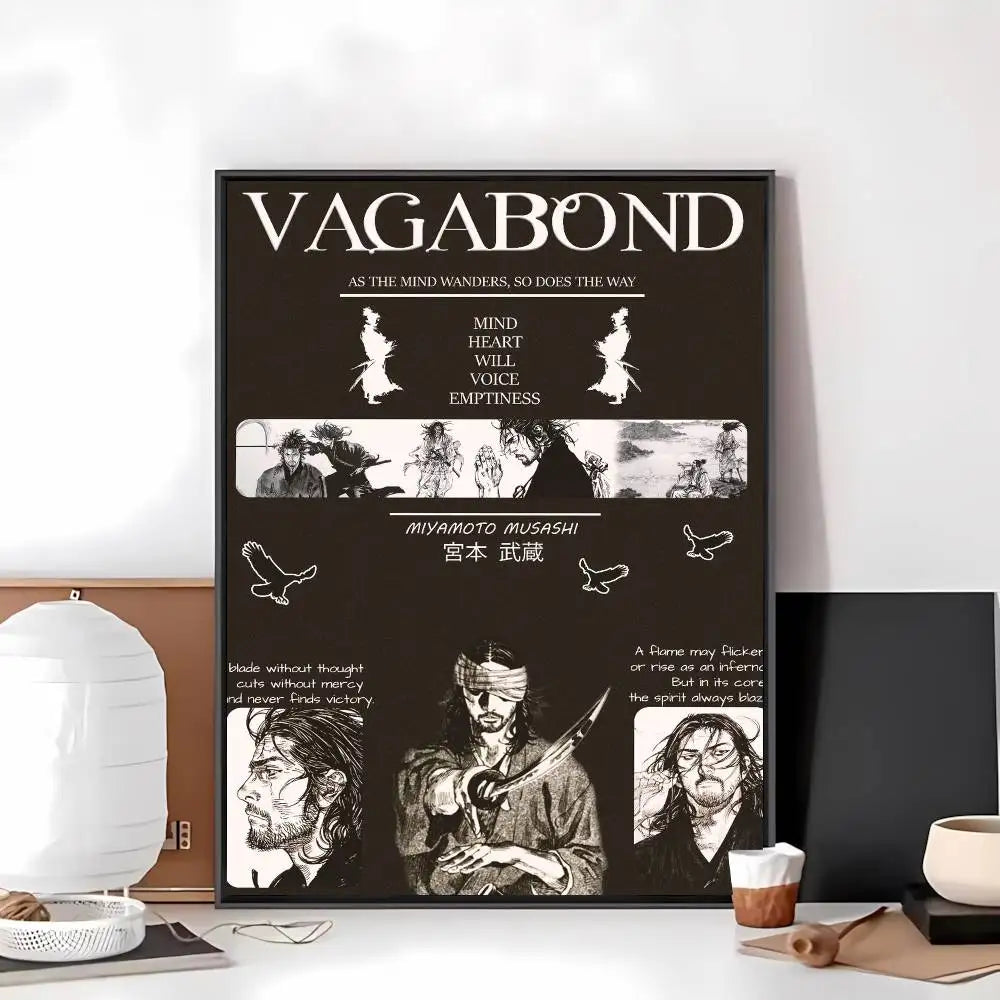 Vagabond Manga Art Posters
