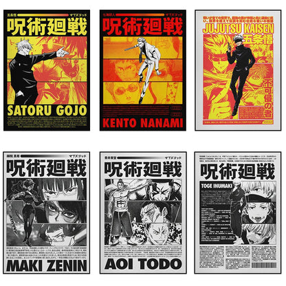 Vintage Jujutsu Kaisen Posters