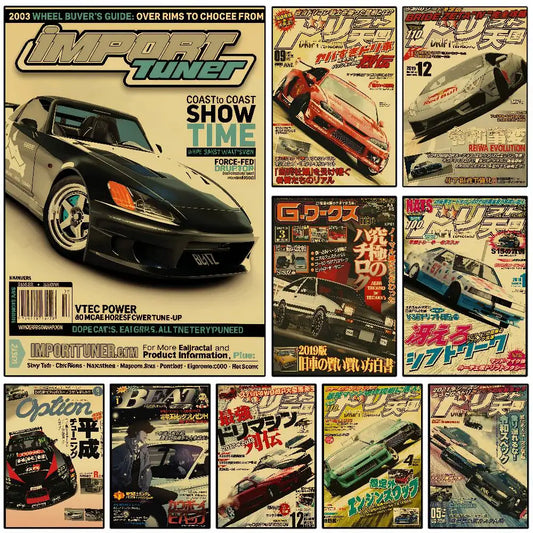 JDM Canvas Wall Art – jdm car wall art by Threadline