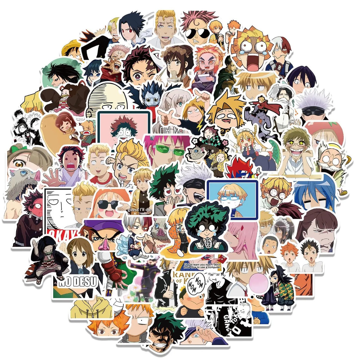300pcs Anime Sticker Pack