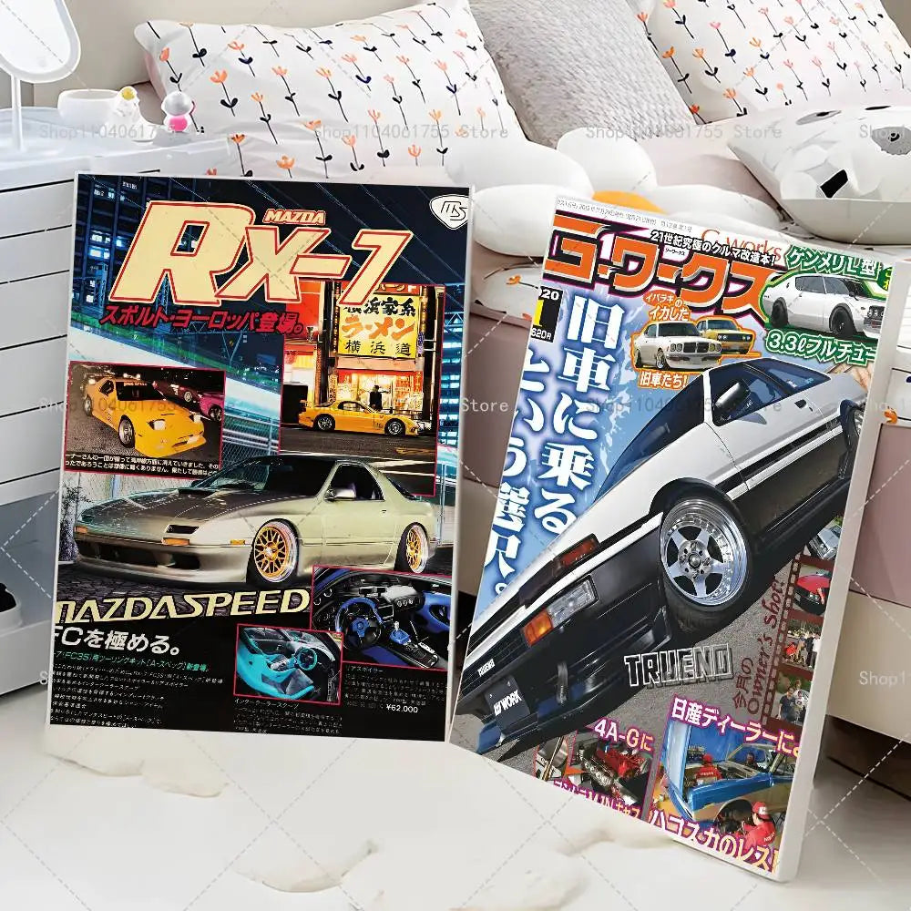 Vintage Japanese Racing Car Posters