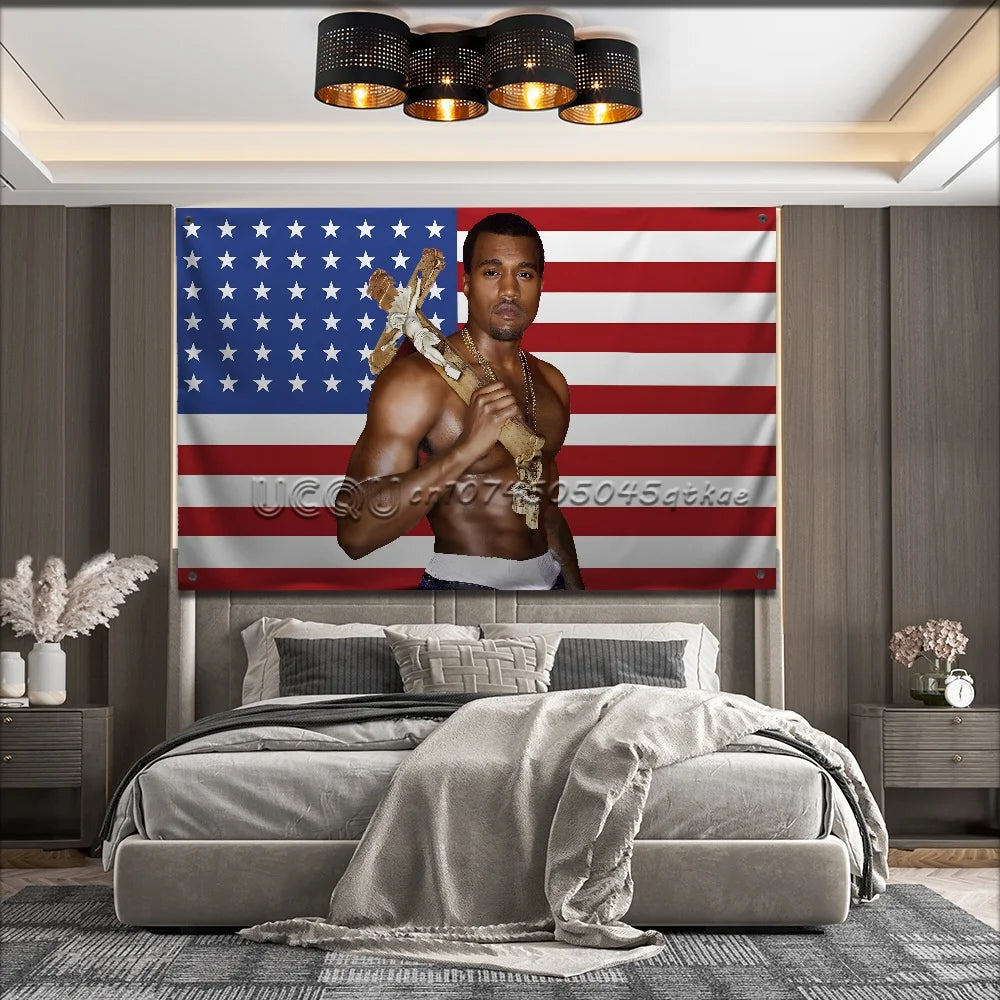 USA x Kanye West Tapestry Wall Decor