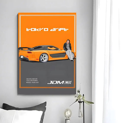 Street Racing JDM Art Posters