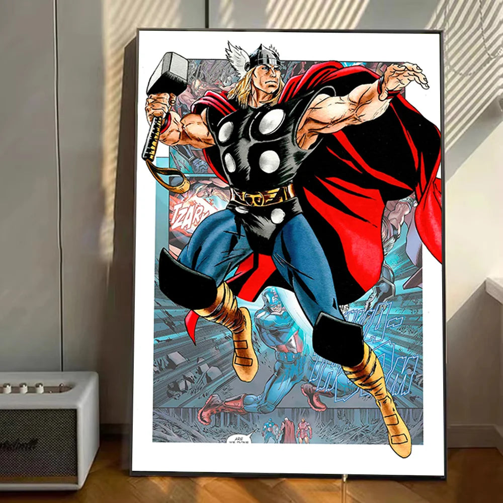 Marvel Avengers Poster Stickers Art Wall