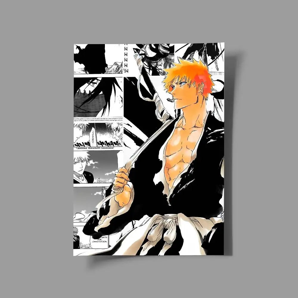 Bleach Anime Wall Sticker Waterproof Paper Art Print