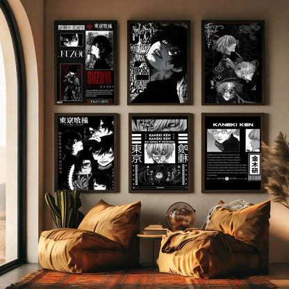 Tokyo Ghoul Canvas Posters