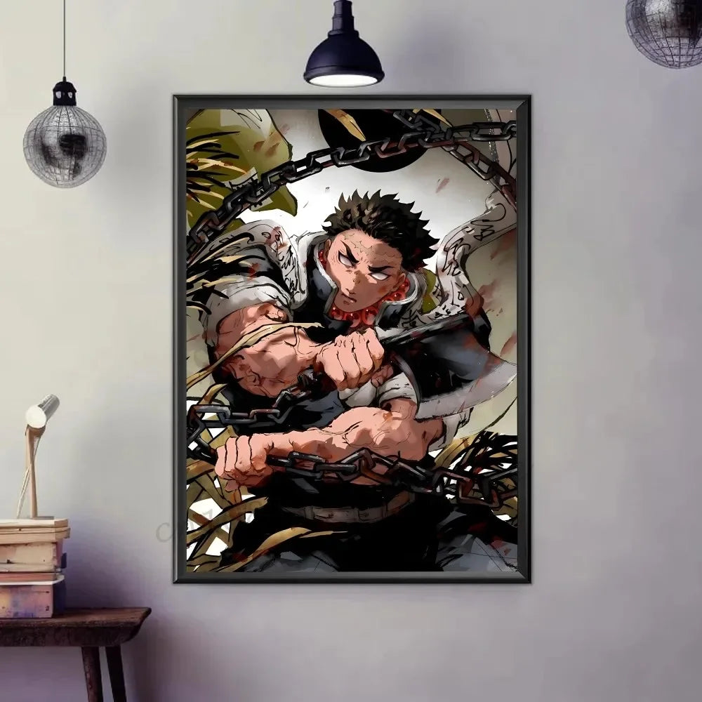Minimalist Kimetsu No Yaiba (Demon Slayer) Poster
