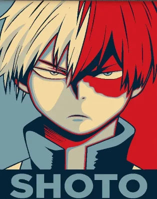 My Hero Academia Anime Retro Posters Room Decor