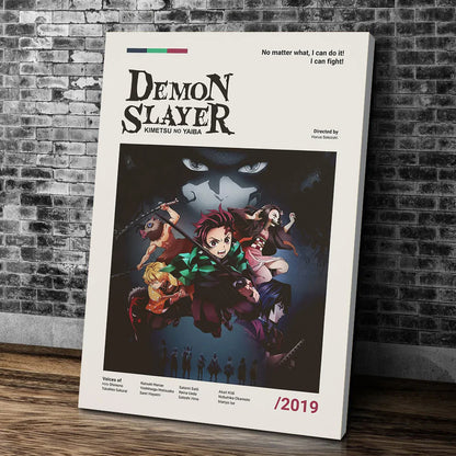 Minimalist Anime Card Poster