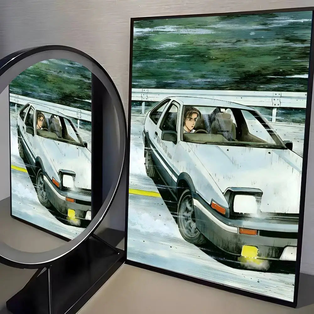 80s Initial D AE86 Posters