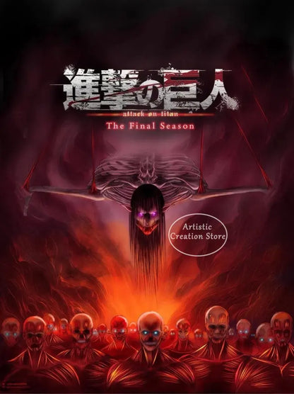 Attack on Titan Canvas Posters