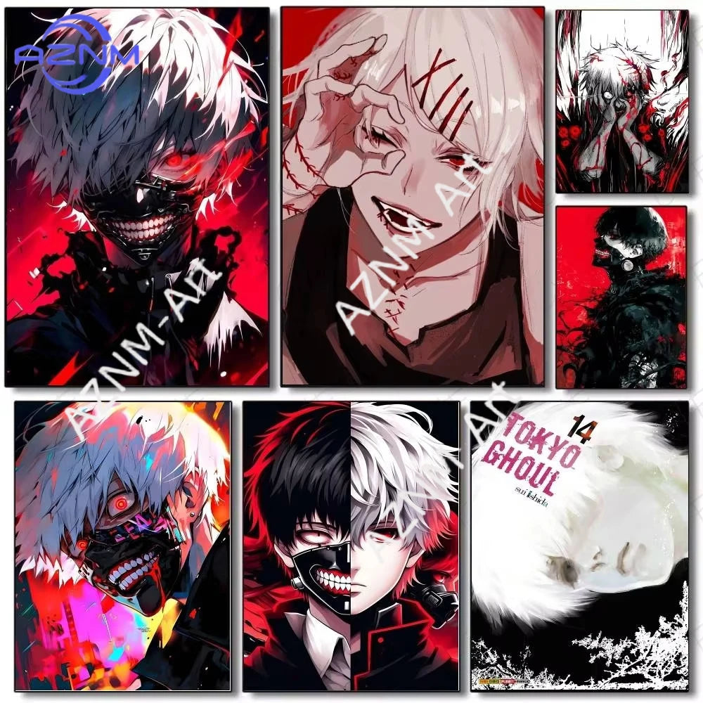 Tokyo Ghoul Posters - Dark Anime Wall Art