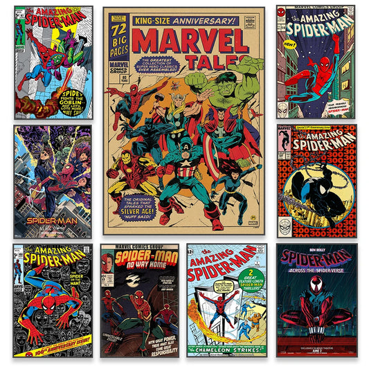 Spider-Man Canvas Wall Art | Modern Superhero Home Décor