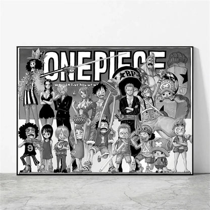 One Piece Luffy Poster Home Decor