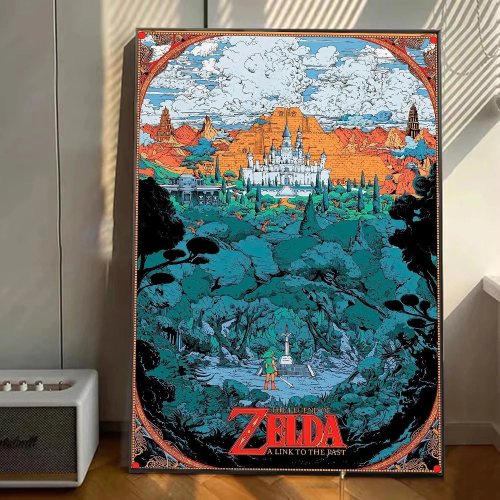 Legend Of Zelda Poster Art Wall Murals Decor