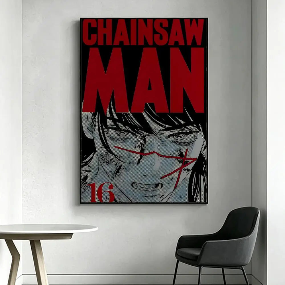 Chainsaw Man HD Art Posters