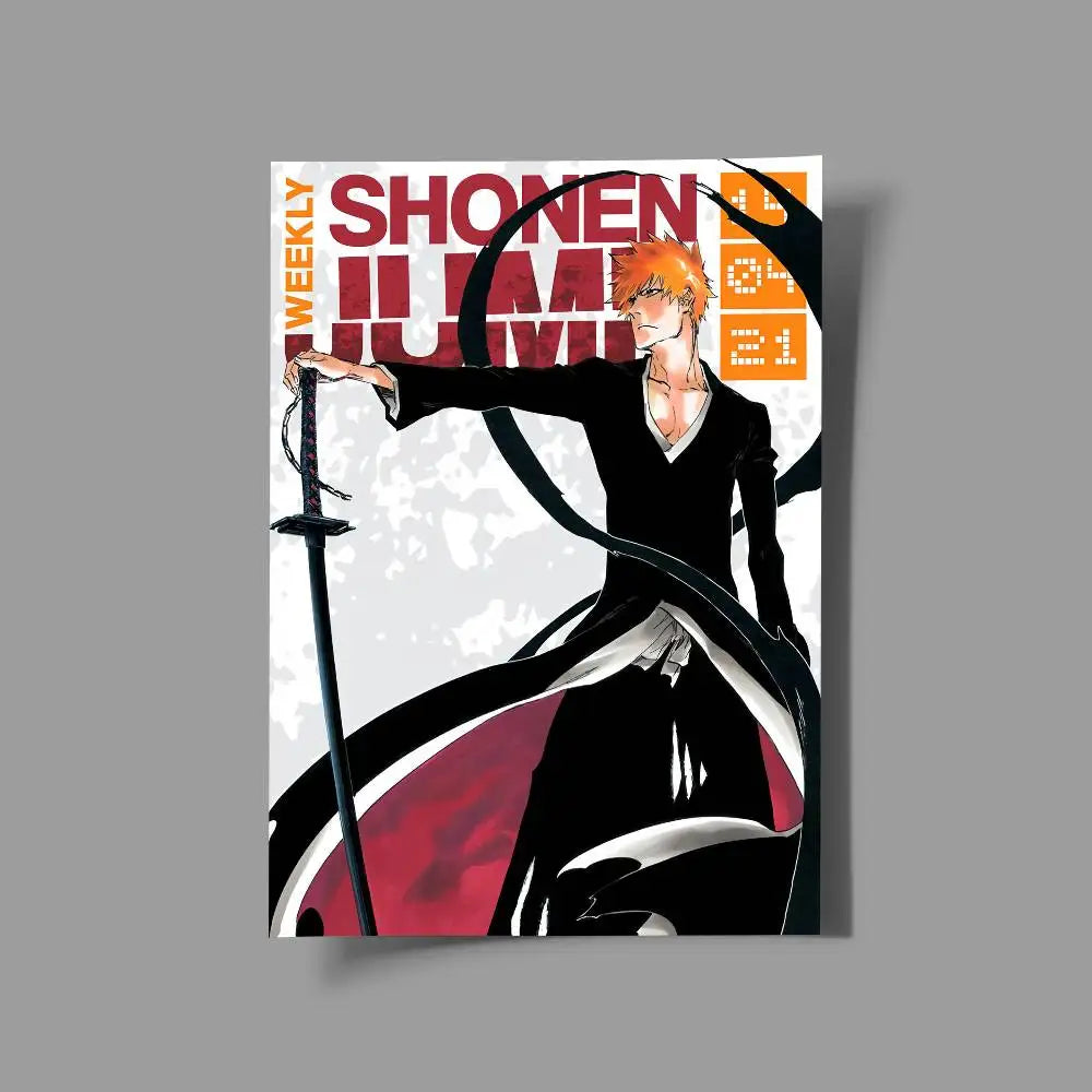 Bleach Anime Wall Sticker Waterproof Paper Art Print