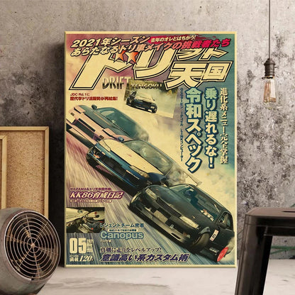 JDM Vintage Car Posters