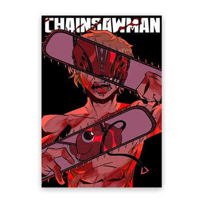 Chainsaw Man Street Art Posters