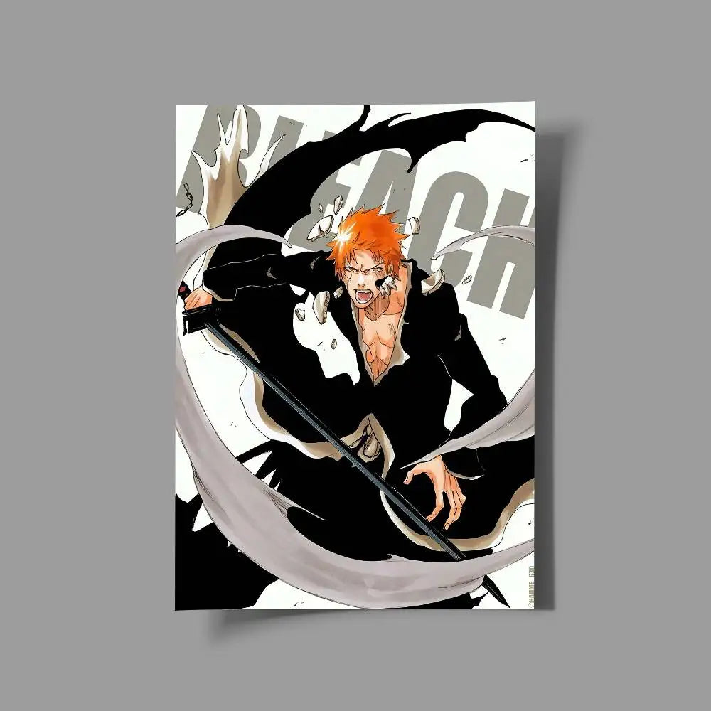 Bleach Anime Wall Sticker Waterproof Paper Art Print