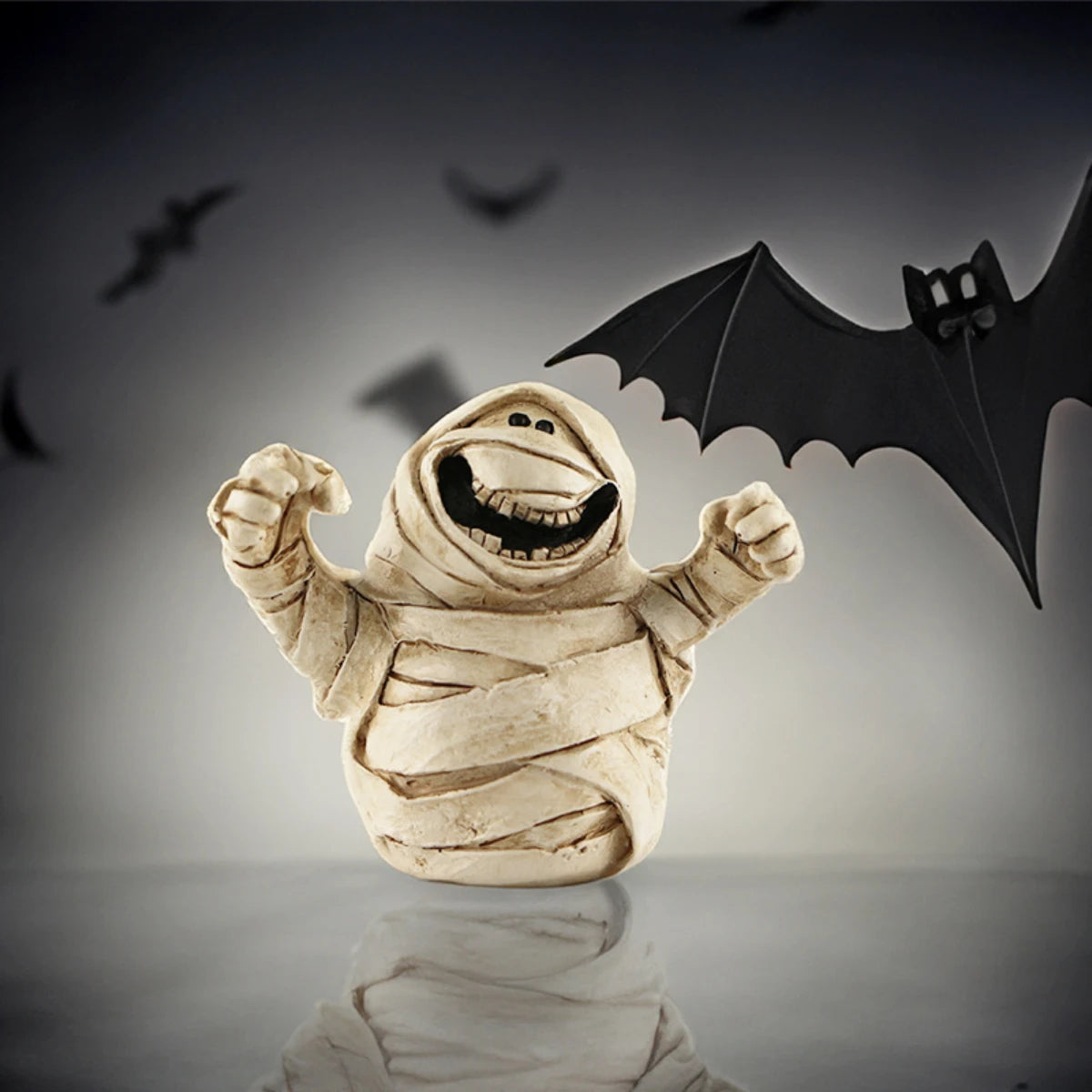 Mini Resin Halloween Figurines Pumpkin, Ghost & Spooky Collectibles