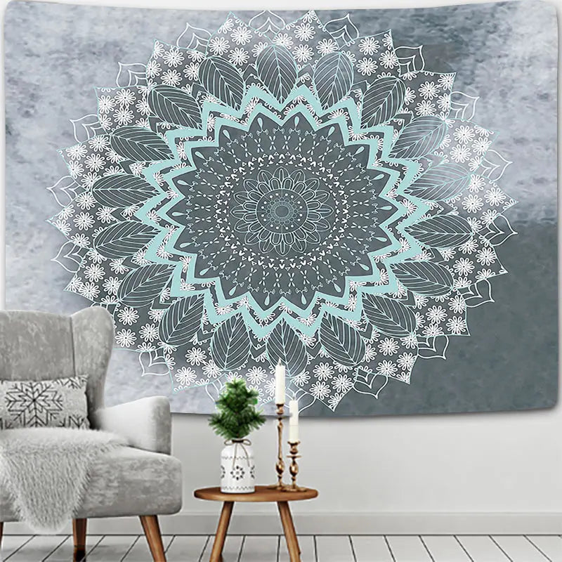Mandala Style Bohemian Tapestry