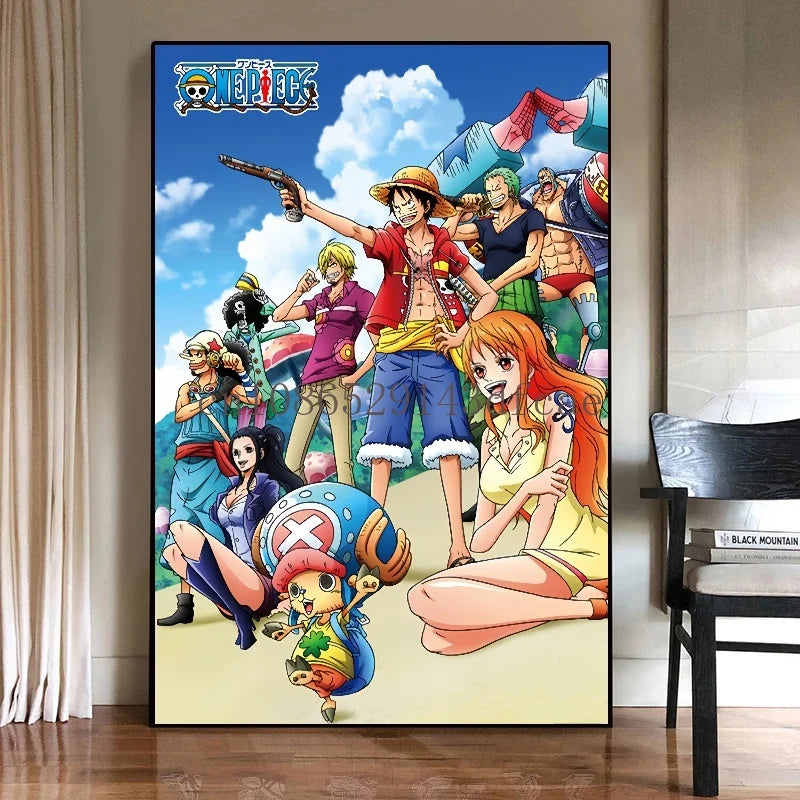 One Piece Luffy Canvas Posters