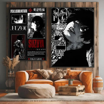 Tokyo Ghoul Canvas Posters
