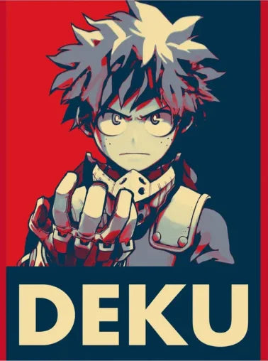 My Hero Academia Anime Retro Posters Room Decor