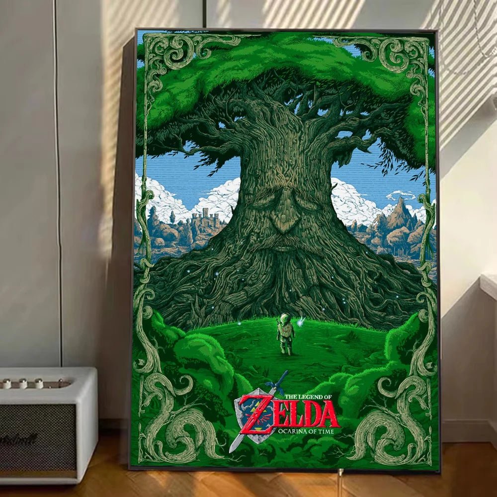 Legend Of Zelda Poster Art Wall Murals Decor