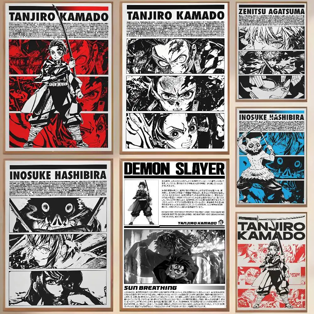 Vintage Demon Slayer Posters