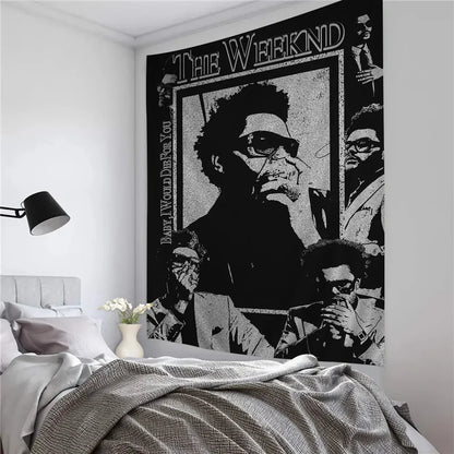 The Weeknd Tapestry - Music Artist Wall Hanging
